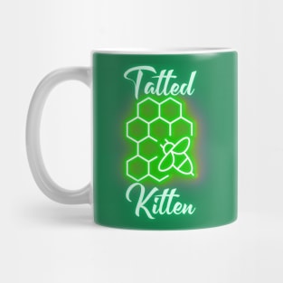 Tatted Kitten Green Mug